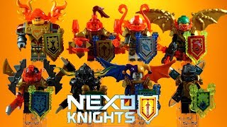 Nexo Knights 2018 Season 5 Unofficial LEGO Minifigures Jestro Aaron Robin Lance Macy Clay amp Axl [upl. by Aelgna307]