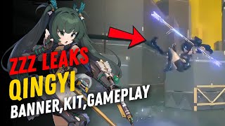 ZZZ LEAKS ABOUT QINGYI Banner Kit Gameplay [upl. by Kired]