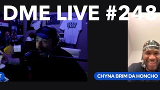 CHYNA BRIM 050 DA MOVEMENT PULLS UP TO TALK ABOUT DME LIVE 248 [upl. by Shulem]