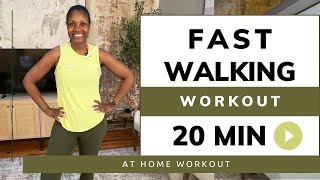 Fast Walking Workout  20 Minute Walk  Walk to the Beat [upl. by Ninaj899]