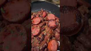 Crockpot red beans chicken and sausage pt 2 [upl. by Enaxor]