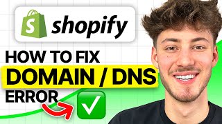 How To Fix DomainDNS Error in Shopify 2024 [upl. by Tremml]