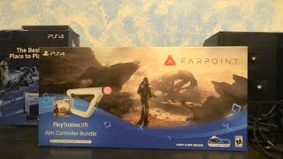 PlayStation®VR Aim Controller Farpoint BundleUnBoxing [upl. by Eneja]