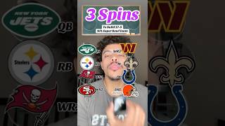 3 Spins for 170 NFL Super Bowl Team 🔥👀 nfl shorts [upl. by Ralina752]