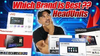 Which Car Audio Headunit is the Best Alpine Kenwood JVC Pioneer or Sony [upl. by Parthenia599]