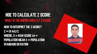 Z Score Calculation Z Score Statistics Z Score Explained Z Score Formula Calculation of Standard Dev [upl. by Geraldina]