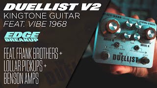 Kingtone Duellist v2  Guitar Pedal Demo [upl. by Johnstone]