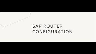 SAPROUTER ROUTETAB [upl. by Ysteb173]