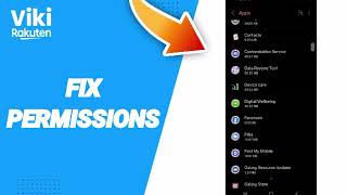 How To Fix Permissions On Viki Rakuten App [upl. by Hanser]