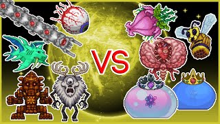 Terraria Bosses Fighting Each Other  BOSS vs BOSS Championship [upl. by Adekram]