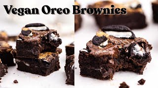 Vegan Oreo Brownie Recipe  The Chestnut Bakery [upl. by Annaet660]