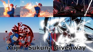 Roblox Studio Yuji  Sukuna Rework  Giveaway [upl. by Navaj]