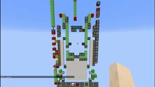 【Flying Machine】1 Wide 10x10 Piston Door（Not Seamless） [upl. by Aticilef]