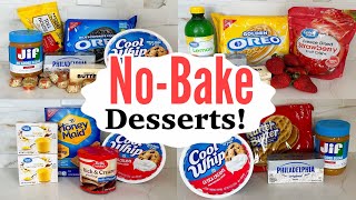 5 NO BAKE DESSERTS  The EASIEST Tasty Summer Recipes  Julia Pacheco [upl. by Robertson]