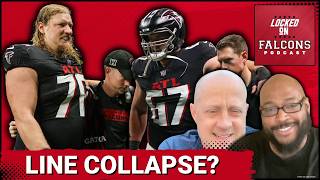 Can Atlanta Falcons overcome offensive line injuries to Kaleb McGary and Drew Dalman [upl. by Anertac]