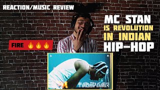 MC STAN 👽  TADIPAAR ReactionMusic Review 1 [upl. by Clymer]