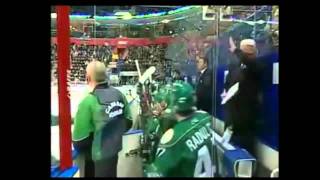 KHL Player Alexander Radulov SLASHES His Coach [upl. by Anillehs]