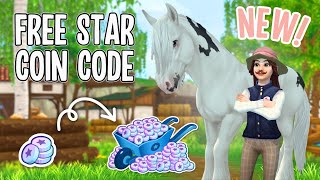 NEW STAR COIN CODE amp ALL 3 WORKING STAR COIN REDEEM CODES IN STAR STABLE [upl. by Red32]