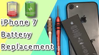 iPhone 7 Battery Replacement  How to Replace Your iPhone 7 Battery Yourself at Home [upl. by Aicela]