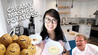 Making GORDON RAMSAYS MASHED POTATOES Pomme Purée [upl. by Reppep]