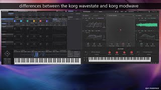 Differences between the korg wavestate and modwave [upl. by Scharf]