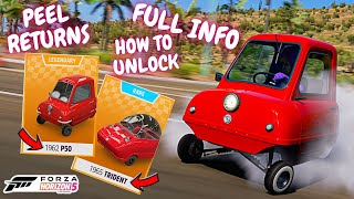 Forza Horizon 5How to unlock the PEEL P50 and PEEL TRIDENTFull infoHorizon Secret Santa GIFTFH5 [upl. by Dorotea]