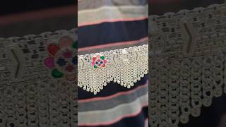 Silver Anklet Payal payal jewellerydesign ytshorts [upl. by Ordnassela585]