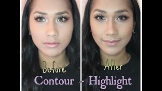 Cara MUDAH Contour dan Highlight Bronzer dan Blush  Makeup Tutorial Indonesia [upl. by Justin]