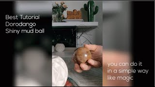 How to Make a Shiny MUD BALL with only earthwater amp Bottle Dorodango I Japanese Polished Clay Ball [upl. by Leumhs]