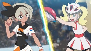 Pokemon Characters Battle Bea Vs Korrina Galar Vs Kalos Gym Leader [upl. by Neoma]