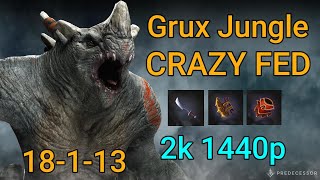 Predecessor Grux Jungle S3 Game 8  Crazy Fed [upl. by Aerdied]