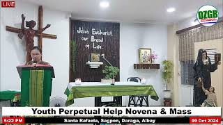 Youth Perpetual Help Novena amp Mass  October 09 2024 [upl. by Orianna]