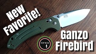 Firebird by Ganzo F7611 My new FAVORITE Ganzo knife with a Crossbar Lock [upl. by Monk428]