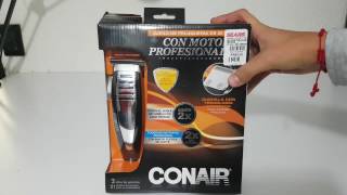 Unboxing quotMaquina para cortar el cabelloquot CONAIR en español [upl. by Cutcliffe16]