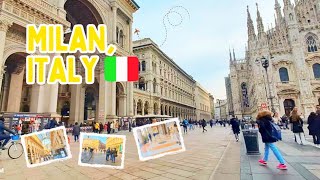 📍🇮🇹 MILAN ITALY  4K Walking Tour  CORSO VITTORIO EMANUELE [upl. by Fidelas]