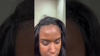 🤯 5x5 Closure Install closuresewin houstonhairstylist 5x5closure 5x5Closureinstall [upl. by Lupiv]