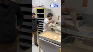 baking bread barbari 😅🥖Iranian folk dance bread shorts [upl. by Ixel]