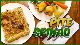 Recept per Pite me Spinaq  Pite mit Spinat  Börek mit Spinat  Receta per Pite me Spinaq  Shqip [upl. by Anika]