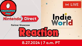 Nintendo Direct Reaction Live Stream August 27th [upl. by Niraa]