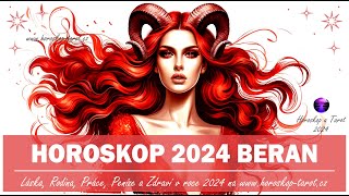 Horoskop Beran 2024  Roční Horoskopy pro znamení Beran od věštkyně  HoroskopTarotcz 2024 [upl. by Issak]