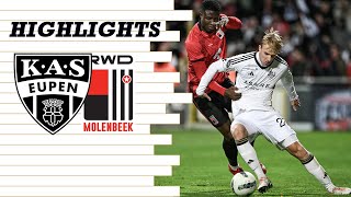 Highlights Matchday 14  KAS Eupen vs RWDM [upl. by Neyut]