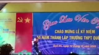 Hòa Minzy Về Trường Cũ biểu diễnTrường THPT Quế Võ 1 Bắc Ninh [upl. by Theadora]