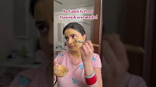 DIY facemask for Tanning amp Acne Marks skincare [upl. by Idid]