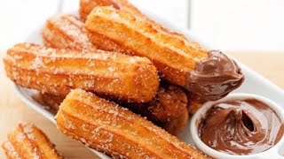 Easy Fried Churros Recipe  How to Make Churros at Home Easy Recipe [upl. by Lladnek749]