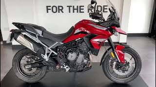 Triumph Tiger 900 GT Pro finished in Carnival Red  Sapphire Black [upl. by Artep]