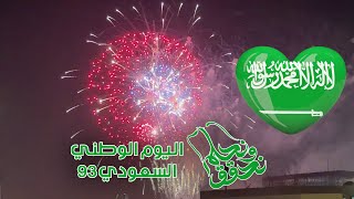 Saudi National Day 93  Fireworks Show at Riyadh Boulevard [upl. by Savinirs]