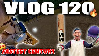 CRICKET CARDIO broke the FASTEST T20 CENTURY Record😍 Tournament Final Match Vlog🔥 [upl. by Ruford724]