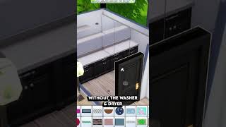 How To Build A Base Game Laundry Room In The Sims 4 [upl. by Eidob]