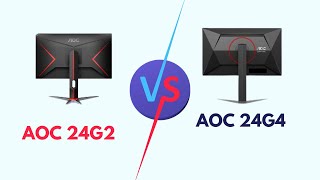 AOC 24G2 Vs 24G4 Monitor Specs Size Display Features Performance Better [upl. by Pellikka]