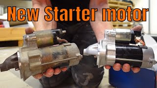 How to changereplace the starter motor on a Toyota Corolla Verso [upl. by Llerrit253]